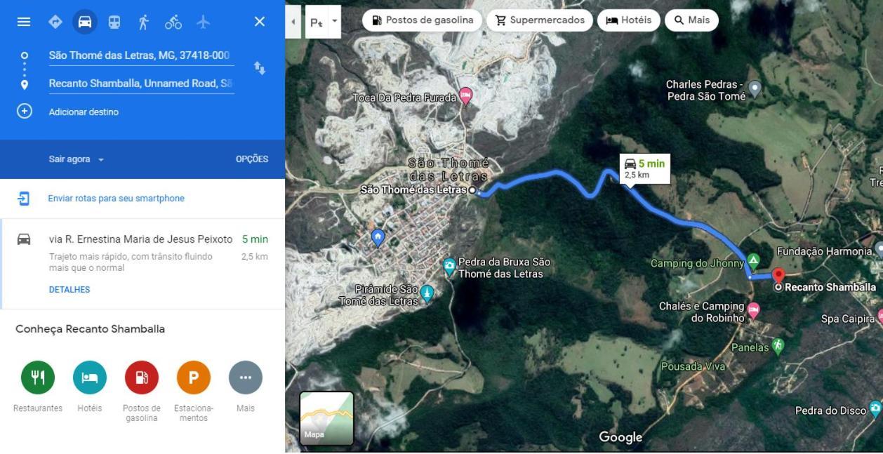 Chale 1 - Recanto Shambala São Tomé das Letras Exteriör bild